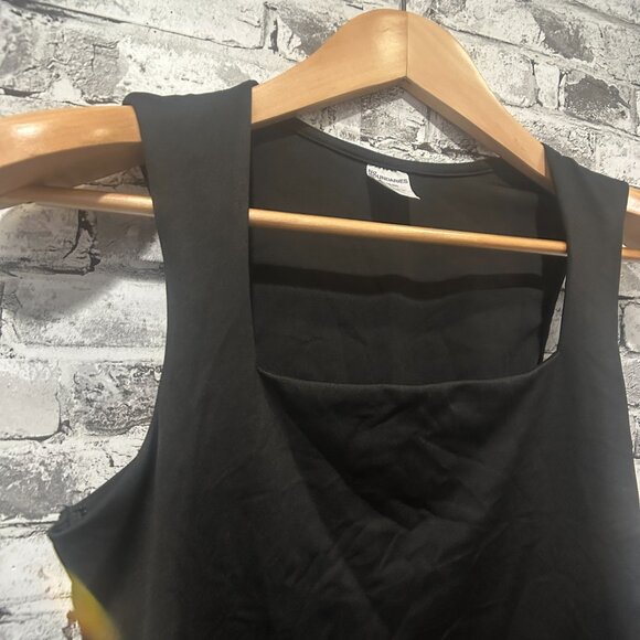 EUC No Boundaries Square Neck Black Tank Top Size Medium - Picture 3 of 11